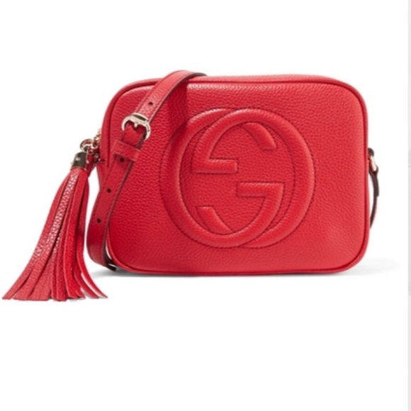 Gucci Handbags - Soho Disco textured-leather shoulder bag